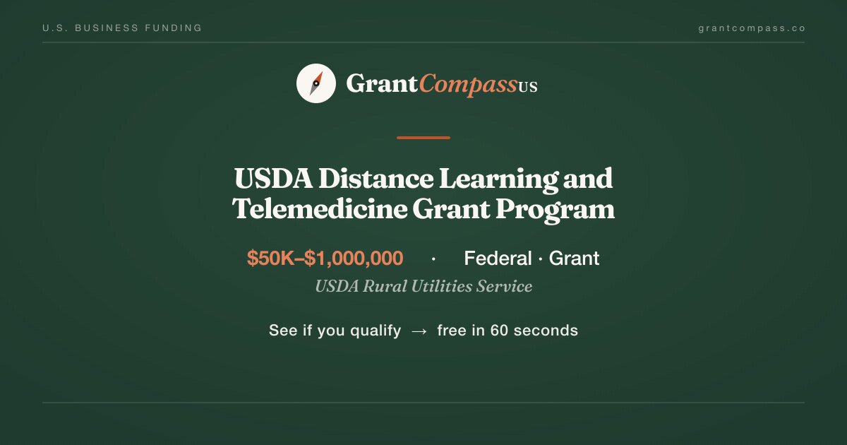 USDA Distance Learning and Telemedicine Grant Program: who wins